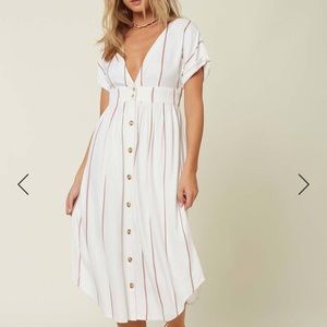 O’Neil Reid Strip Midi Dress